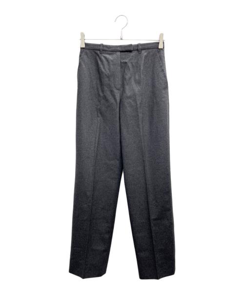 HERMES（エルメス）HERMES (エルメス) センタープレスパンツ グレー サイズ:34の古着・服飾アイテム