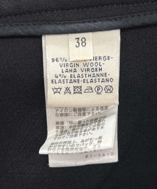 HERMES（エルメス）HERMES (エルメス) センターステッチパンツ ブラック サイズ:38の古着・服飾アイテム