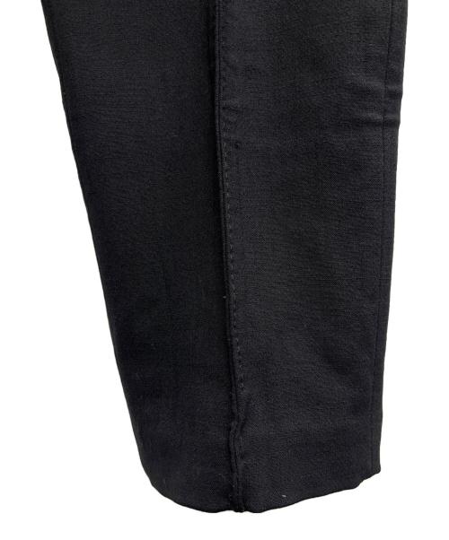 HERMES（エルメス）HERMES (エルメス) センターステッチパンツ ブラック サイズ:38の古着・服飾アイテム