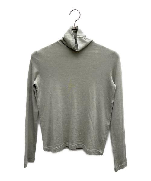 HERMES（エルメス）HERMES (エルメス) 薄手ニット グレー サイズ:36の古着・服飾アイテム