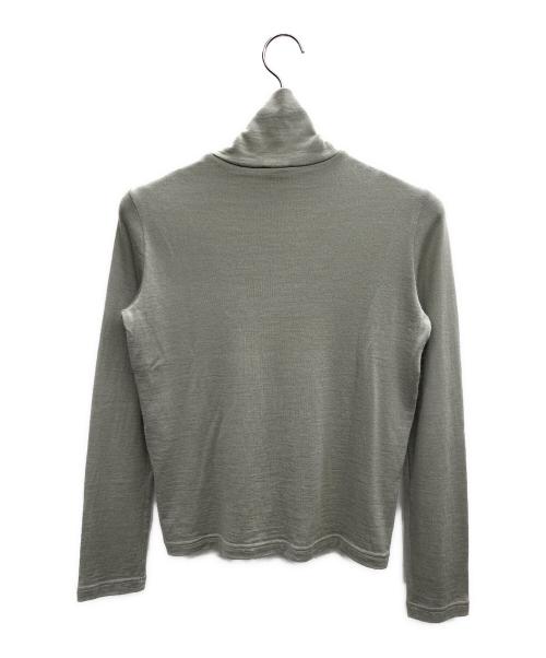 HERMES（エルメス）HERMES (エルメス) 薄手ニット グレー サイズ:36の古着・服飾アイテム