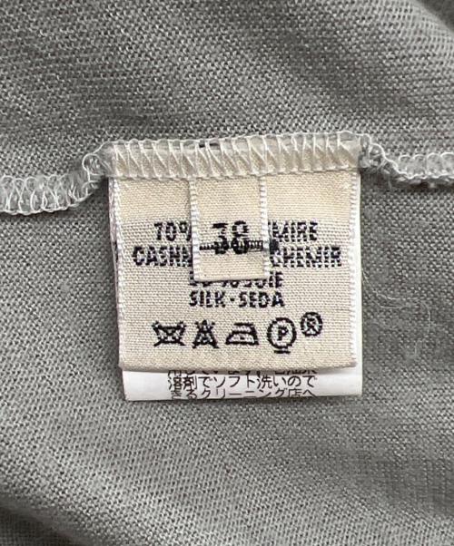 HERMES（エルメス）HERMES (エルメス) 薄手ニット グレー サイズ:36の古着・服飾アイテム