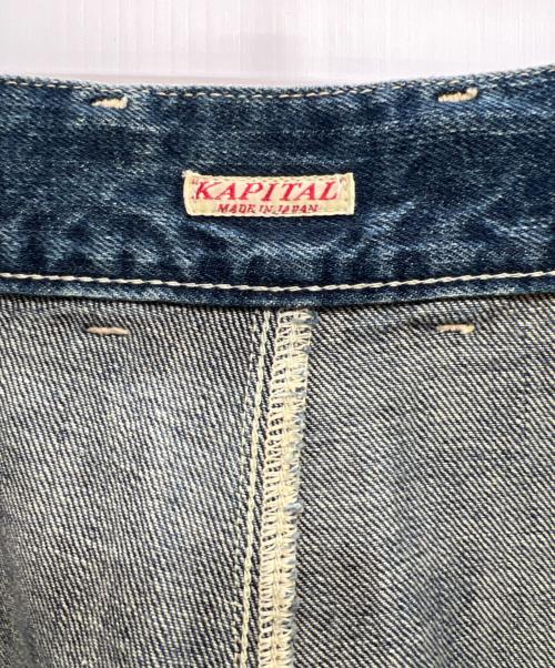 KAPITAL（キャピタル）KAPITAL (キャピタル) デニムカーゴパンツ ブルー サイズ:Lの古着・服飾アイテム