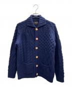 BEAMS PLUSビームスプラス）の古着「厚手カーディガン」｜ネイビー