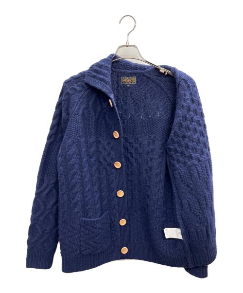 BEAMS PLUS（ビームスプラス）BEAMS PLUS (ビームスプラス) 厚手カーディガン ネイビー サイズ:Sの古着・服飾アイテム