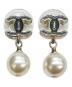CHANEL（シャネル）の古着「ココマーク パールピアス」｜ブラック