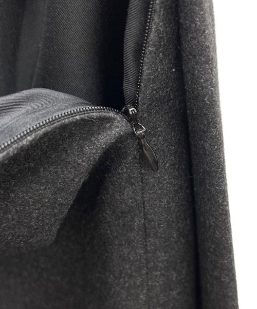 HERMES（エルメス）HERMES (エルメス) フレアスカート グレー サイズ:38の古着・服飾アイテム