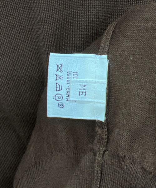HERMES（エルメス）HERMES (エルメス) 薄手ニット ブラウン サイズ:Mの古着・服飾アイテム