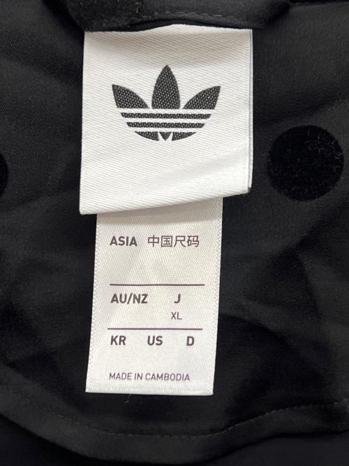 adidas（アディダス）adidas (アディダス) サテン ポルカドット TTトラックトップ ブラック サイズ:XLの古着・服飾アイテム