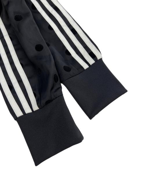 adidas（アディダス）adidas (アディダス) サテン ポルカドット TTトラックトップ ブラック サイズ:XLの古着・服飾アイテム
