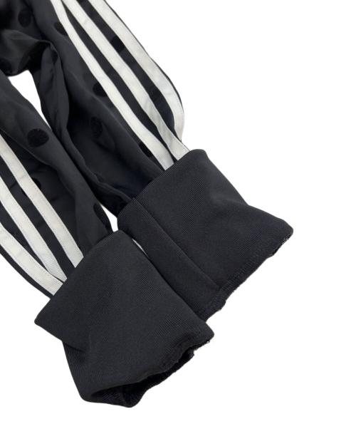 adidas（アディダス）adidas (アディダス) サテン ポルカドット TTトラックトップ ブラック サイズ:XLの古着・服飾アイテム