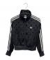 adidas（アディダス）の古着「サテン ポルカドット TTトラックトップ」｜ブラック