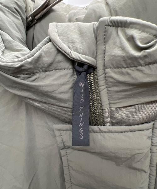 WILD THINGS（ワイルドシングス）WILD THINGS (ワイルドシングス) 中綿コート カーキ サイズ:Lの古着・服飾アイテム