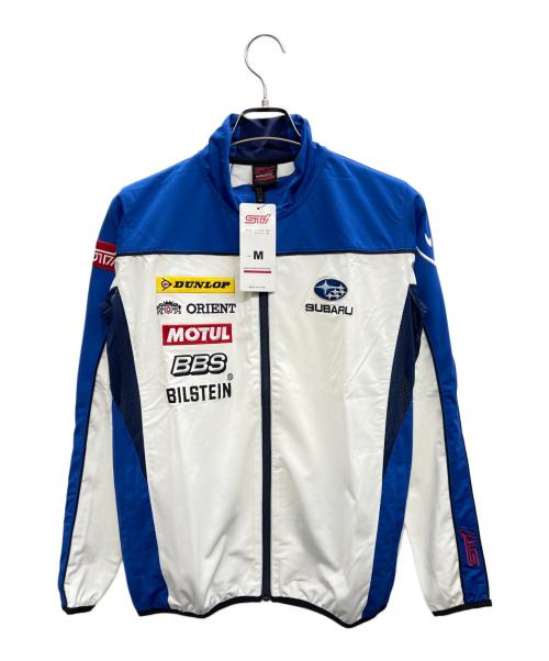 スバル（スバル）スバル (スバル) モータースポーツチームジャージ ブルー×ホワイト サイズ:M 未使用品の古着・服飾アイテム