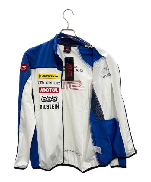 スバル（スバル）スバル (スバル) モータースポーツチームジャージ ブルー×ホワイト サイズ:M 未使用品の古着・服飾アイテム
