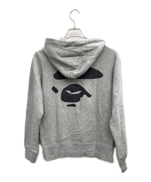 BAPE BY A BATHING APE（ベイプバイアベイシングエイプ）BAPE BY A BATHING APE (ベイプバイアベイシングエイプ) ジップパーカー グレー サイズ:Mの古着・服飾アイテム