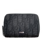 Diorディオール）の古着「ジップコインケース オブリーク」｜ブラック