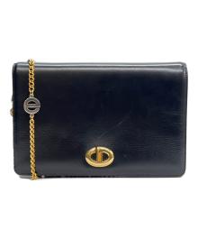 Christian Dior（クリスチャン ディオール）の古着「チェーンショルダーバッグ」｜ブラック