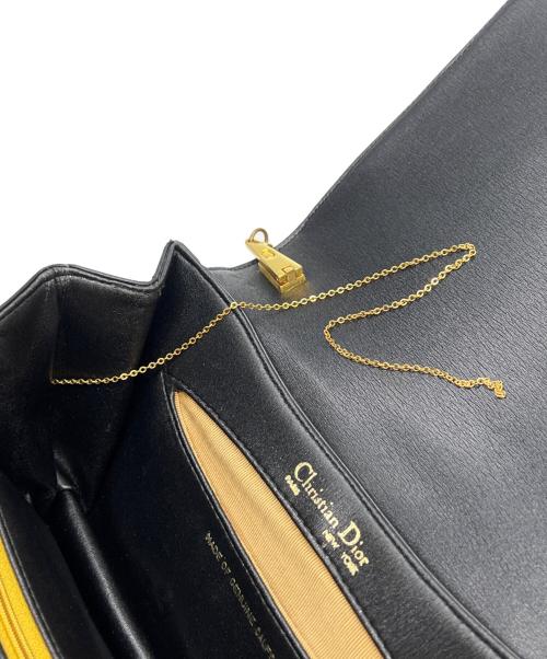 Christian Dior（クリスチャン ディオール）Christian Dior (クリスチャン ディオール) チェーンショルダーバッグ ブラックの古着・服飾アイテム