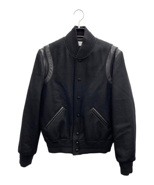 Saint Laurent Paris（サンローランパリ）Saint Laurent Paris (サンローランパリ) ウールテディジャケット ブラック サイズ:46の古着・服飾アイテム