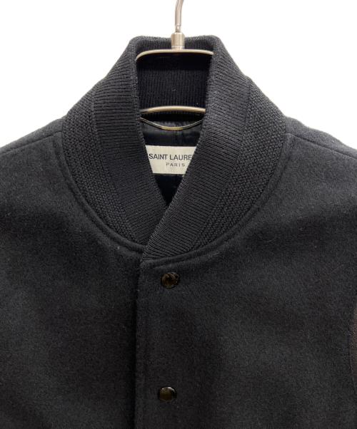 Saint Laurent Paris（サンローランパリ）Saint Laurent Paris (サンローランパリ) ウールテディジャケット ブラック サイズ:46の古着・服飾アイテム