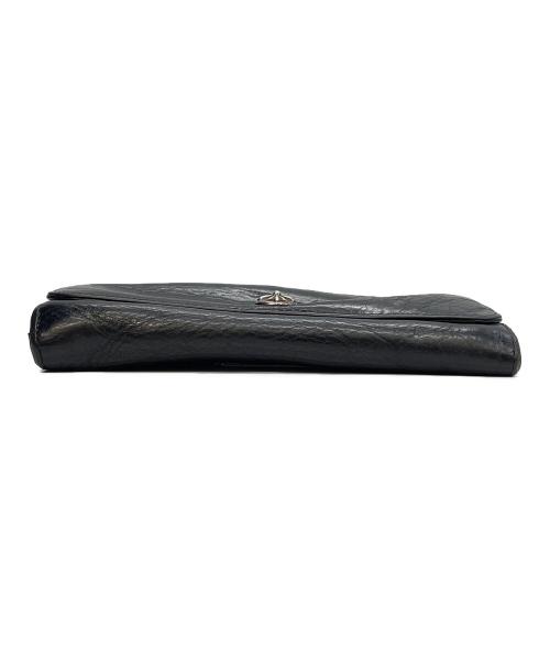 CHROME HEARTS（クロムハーツ）CHROME HEARTS (クロムハーツ) ジュディウォレット クロスボールボタン ブラックの古着・服飾アイテム