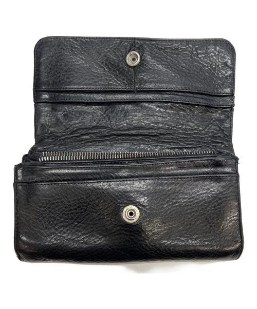 CHROME HEARTS（クロムハーツ）CHROME HEARTS (クロムハーツ) ジュディウォレット クロスボールボタン ブラックの古着・服飾アイテム