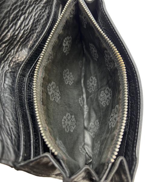 CHROME HEARTS（クロムハーツ）CHROME HEARTS (クロムハーツ) ジュディウォレット クロスボールボタン ブラックの古着・服飾アイテム