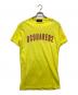 DSQUARED2（ディースクエアード）の古着「半袖カットソー」｜イエロー