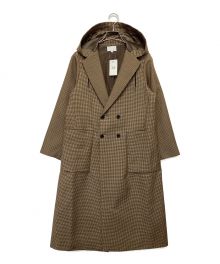 D-VEC（ディーベック）の古着「フーディダブルチェスターコート」｜ブラウン