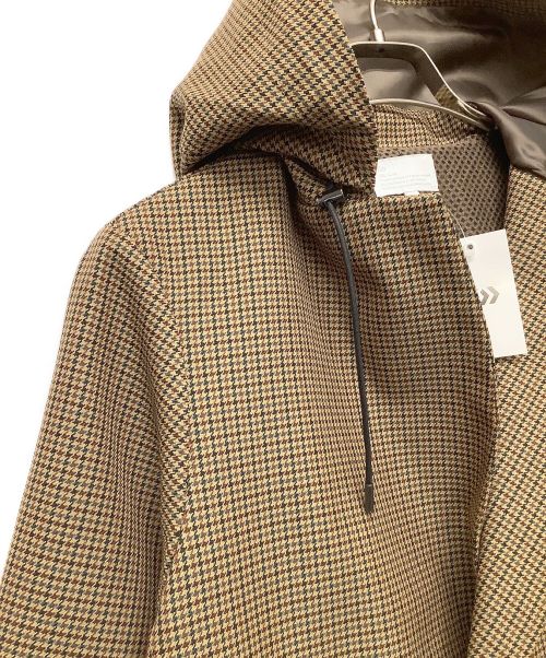 D-VEC（ディーベック）D-VEC (ディーベック) フーディダブルチェスターコート ブラウン サイズ:M 未使用品の古着・服飾アイテム