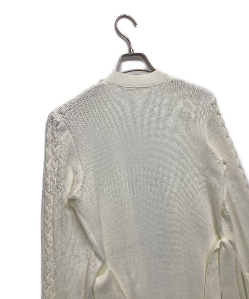 D-VEC（ディーベック）D-VEC (ディーベック) ニットカーディガン ホワイト サイズ:1の古着・服飾アイテム
