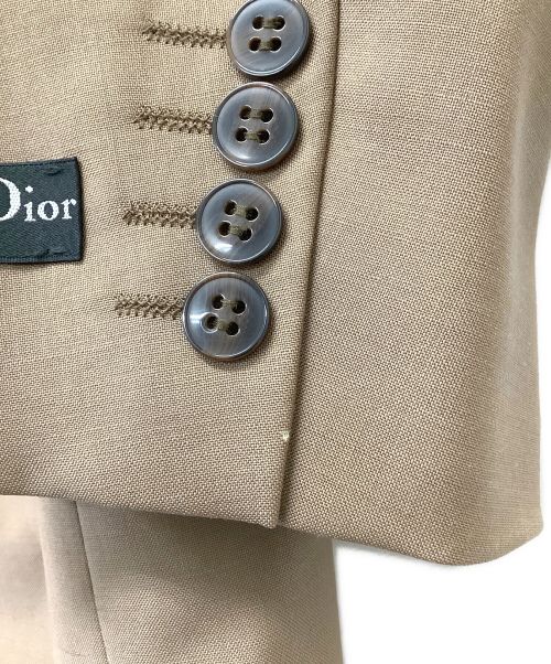 Christian Dior MONSIEUR（クリスチャンディオールムッシュ）Christian Dior MONSIEUR (クリスチャンディオールムッシュ) ヴインテージダブルジャケット ブラウン サイズ:A-5  91-79-170の古着・服飾アイテム
