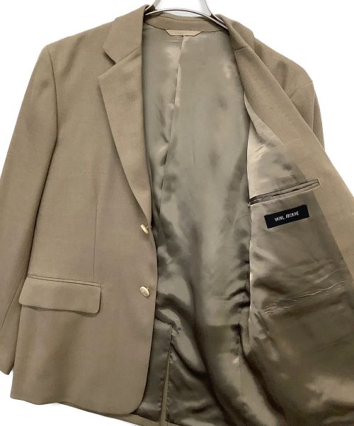 vainl archive（ヴァイナルアーカイブ）vainl archive (ヴァイナルアーカイブ) テーラードジャケット ベージュ サイズ:Sの古着・服飾アイテム