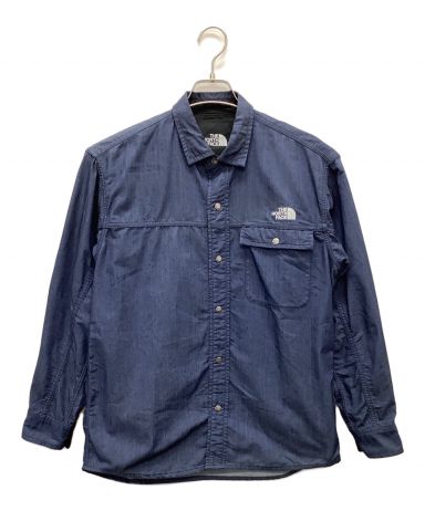 THE NORTH FACE ノースフェイス ナイロンデニムヌプシシャツ THE NORTH FACE 【20%OFF】ザ ノース フェイス ナイロンデニム