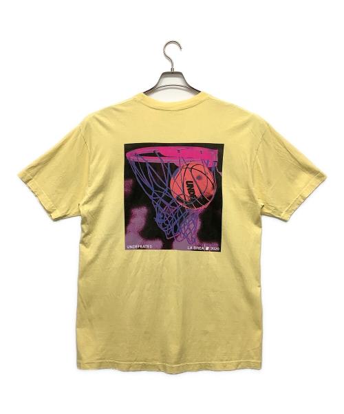 UNDEFEATED（アンディフィーテッド）UNDEFEATED (アンディフィーテッド) 半袖Tシャツ イエロー サイズ:Lの古着・服飾アイテム