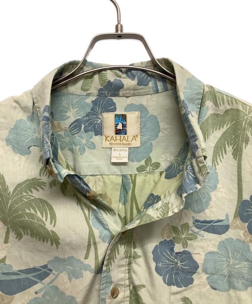 KAHALA（カハラ）KAHALA (カハラ) アロハシャツ グリーン サイズ:Lの古着・服飾アイテム