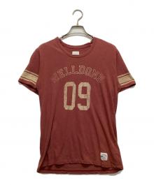 VICTIM（ヴィクティム）の古着「半袖カットソー」｜レッド