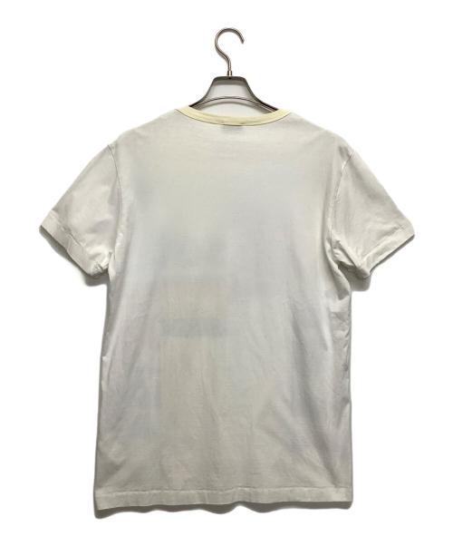 DIESEL（ディーゼル）DIESEL (ディーゼル) T-DIEGIE パッチワークTシャツ ホワイト サイズ:Mの古着・服飾アイテム