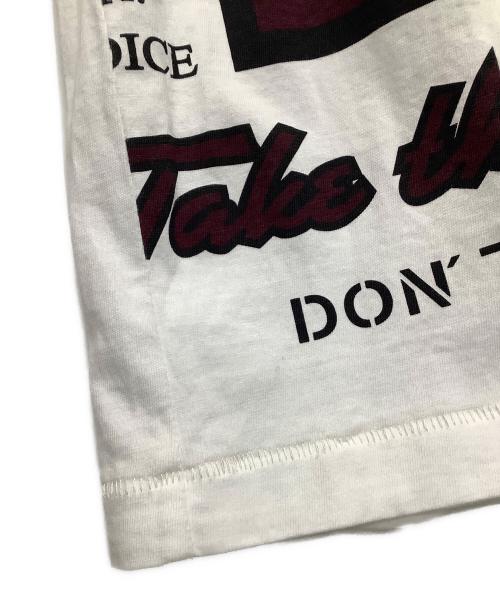 DIESEL（ディーゼル）DIESEL (ディーゼル) T-DIEGIE パッチワークTシャツ ホワイト サイズ:Mの古着・服飾アイテム