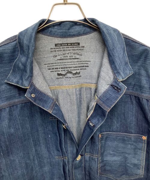 STUDIO D'ARTISAN（ステュディオダルチザン）STUDIO D'ARTISAN (ステュディオダルチザン) 1st typeデニムジャケット インディゴ サイズ:40の古着・服飾アイテム