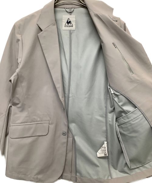 le coq sportif（ルコックスポルティフ）le coq sportif (ルコックスポルティフ) テーラードジャケット グレー サイズ:Oの古着・服飾アイテム