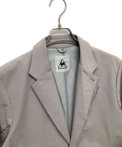 le coq sportif（ルコックスポルティフ）le coq sportif (ルコックスポルティフ) テーラードジャケット グレー サイズ:Oの古着・服飾アイテム