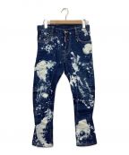 DSQUARED2ディースクエアード）の古着「デニムパンツ」｜ネイビー×インディゴ