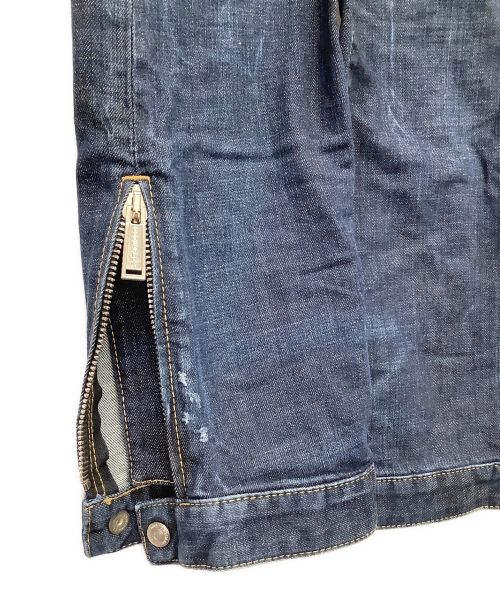 DSQUARED2（ディースクエアード）DSQUARED2 (ディースクエアード) ダメージジーンズ ネイビー サイズ:42の古着・服飾アイテム