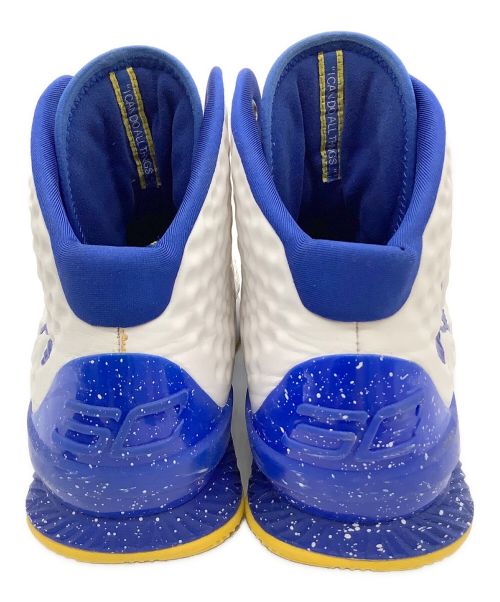 UNDER ARMOUR（アンダーアーマー）UNDER ARMOUR (アンダー アーマー) スニーカー ホワイト×ブルー サイズ:28cmの古着・服飾アイテム