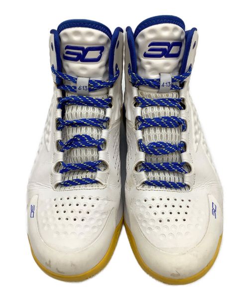 UNDER ARMOUR（アンダーアーマー）UNDER ARMOUR (アンダー アーマー) スニーカー ホワイト×ブルー サイズ:28cmの古着・服飾アイテム