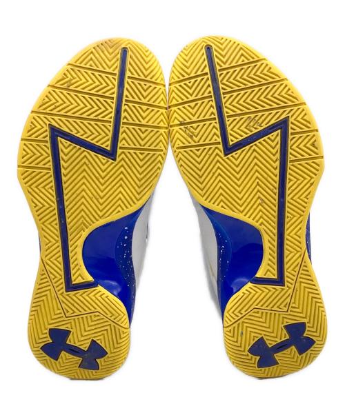 UNDER ARMOUR（アンダーアーマー）UNDER ARMOUR (アンダー アーマー) スニーカー ホワイト×ブルー サイズ:28cmの古着・服飾アイテム