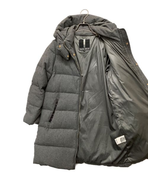 STANZA DOLCE（スタンザドルチェ）STANZA DOLCE (スタンザドルチェ) ダウンコート グレー サイズ:Mの古着・服飾アイテム