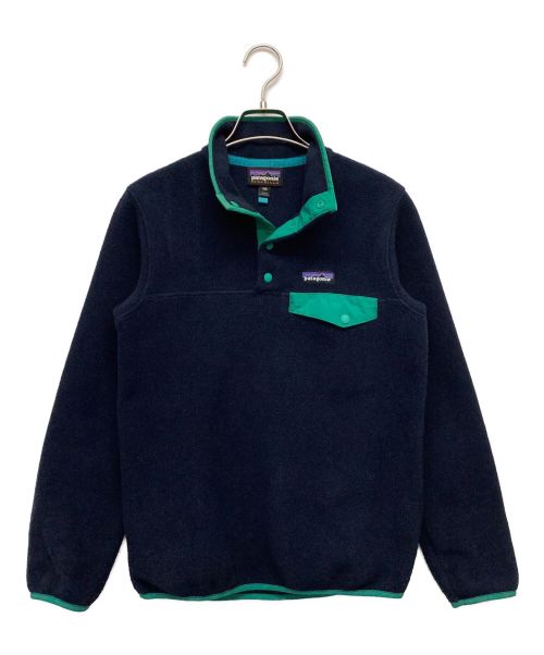 Patagonia SYNCHILLA（パタゴニア シンチラ）Patagonia SYNCHILLA (パタゴニア シンチラ) フリースプルオーバー ネイビー サイズ:XXSの古着・服飾アイテム